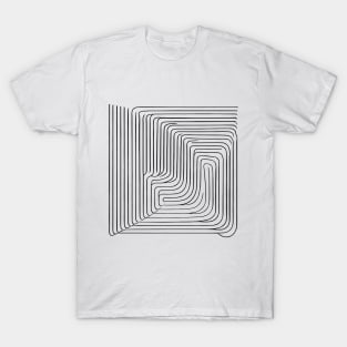 Not Perfect Lines | NOptical Illusion | Minimal Magic 1 T-Shirt